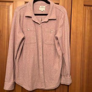 Thread and supply fleece button up layer